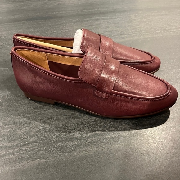Madewell The Lacey Loafer Soft Leather NN049 cabernet flats shoes - Picture 4 of 4